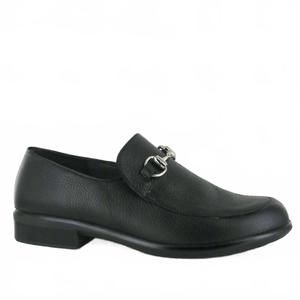 NEW YALEET women's bentu loafer in black leather